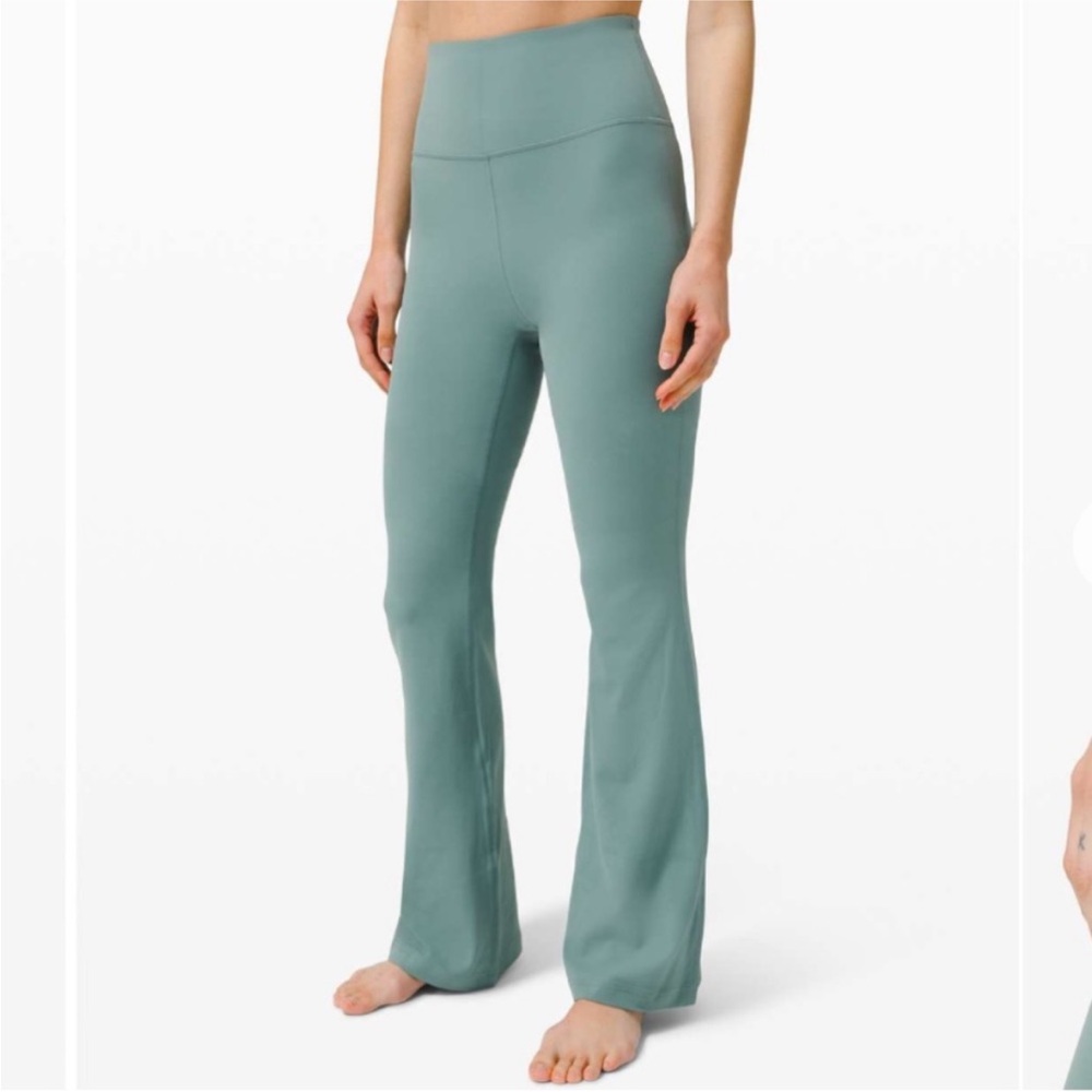 Lululemon Groove Pant Flare Super High-Rise Nulu in Tidewater Teal (6)